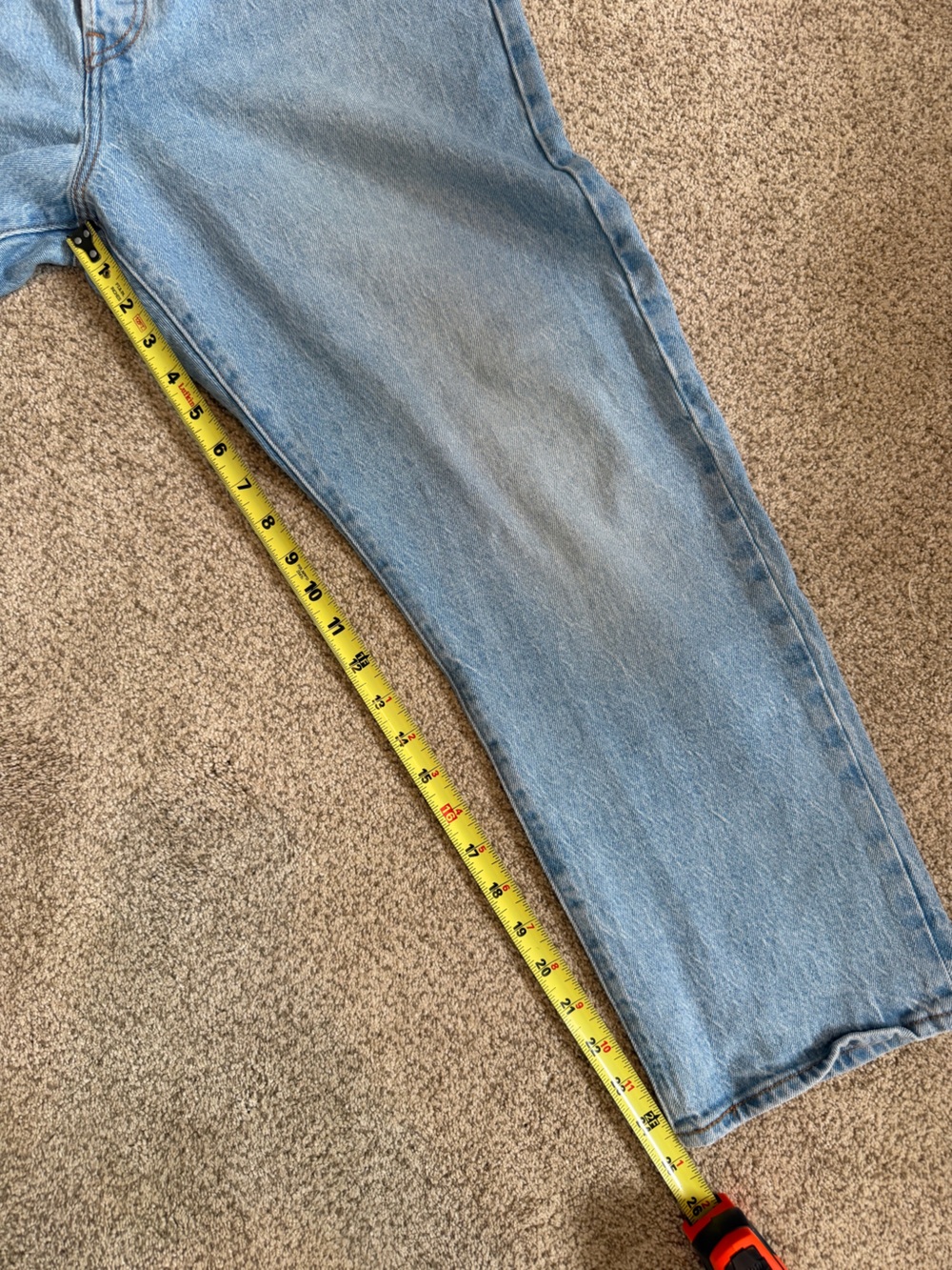 Levi’s Wedgie Straight Light Wash Women’s Button Front Jeans, Sz 32 - Picture 12 of 12